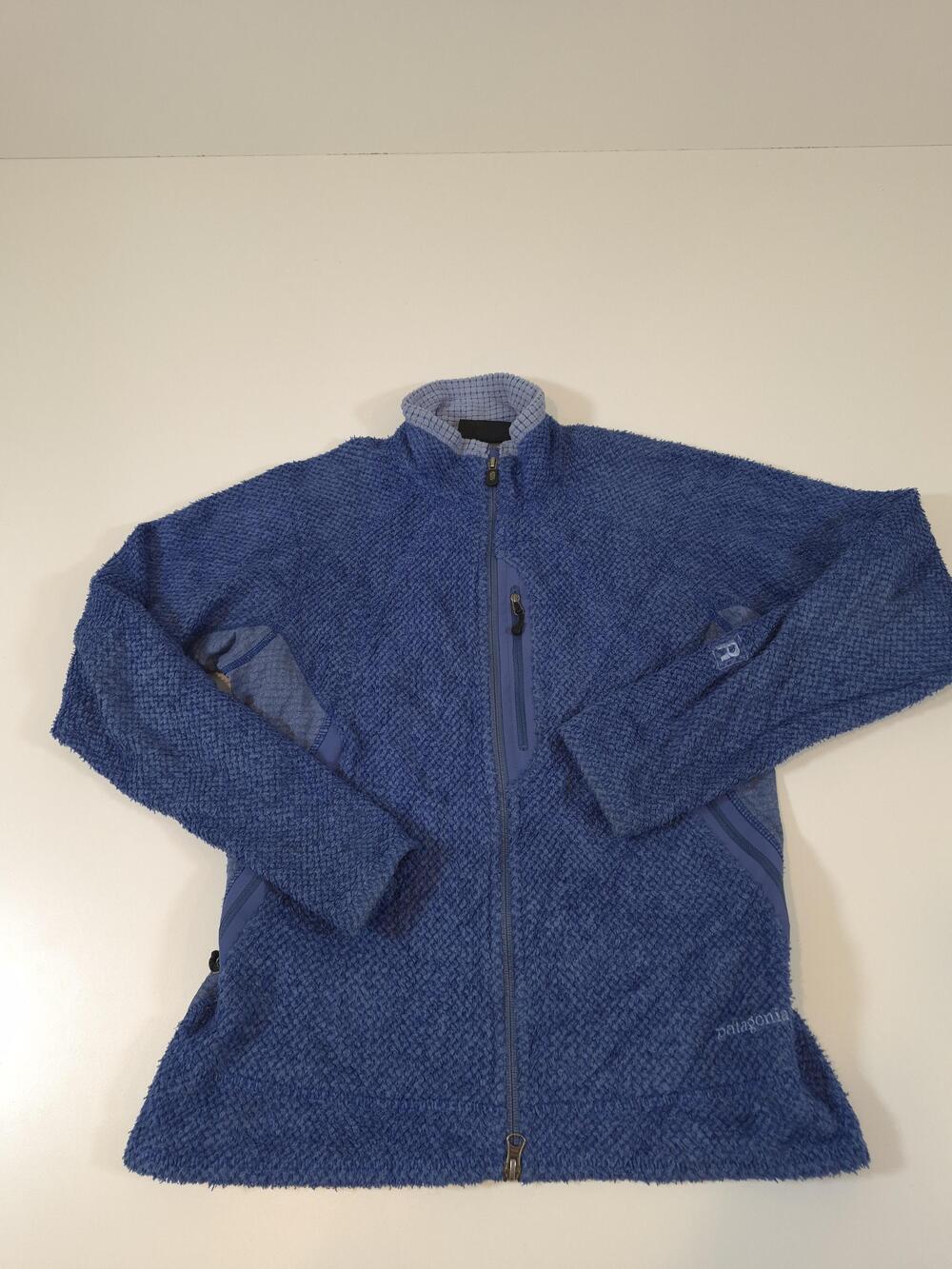 Patagonia Women's R2 Jacket Medium Blue Fleece Full Zip Pockets Regulator